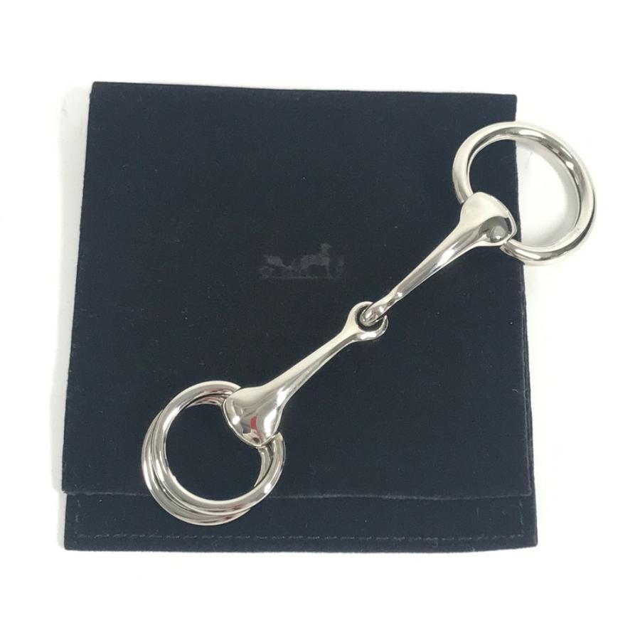 美品 HERMES エルメス モール ロゴ アクセサリー スカーフリング シルバー ユニセックス【中古】 | HERMES | 09