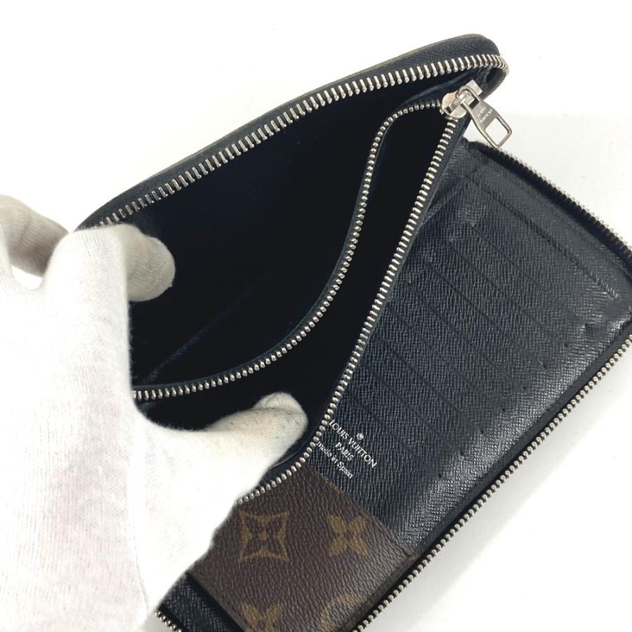 本物 ルイヴィトン LOUIS VUITTON LV ジッピーウォレット ヴェルティカル モノグラム マカサー 長財布 ブラウン M60109 ビトン 財布 ウォレット 中古 LOUIS VUITTON（ルイ・ヴィトン） M60109 ジッピーウォレットヴェル