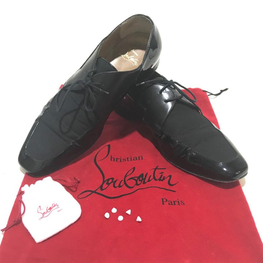 Christian Louboutin クリスチャンルブタン メンズ 靴 ビジネスシューズ ドレスシューズ ブラック ブラック メンズ 中古 L 8 リファレンス コレクション 通販 Yahoo ショッピング