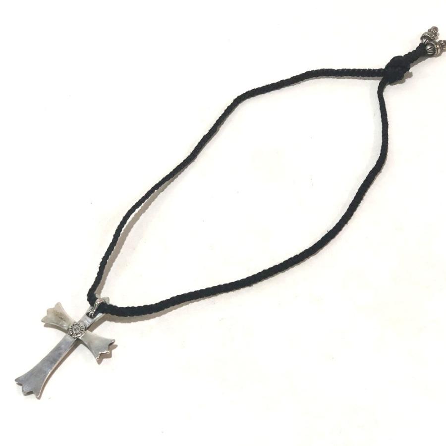 Chrome Hearts クロムハーツ チョーカー 十字架 ネックレス シルバー ブラック メンズ 中古 L 24 リファレンス コレクション 通販 Yahoo ショッピング