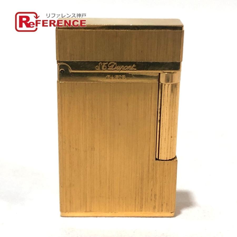 S T Dupont エス テー デュポン ライン2 ライター ゴールド ユニセックス 中古 L 28 リファレンス コレクション 通販 Yahoo ショッピング