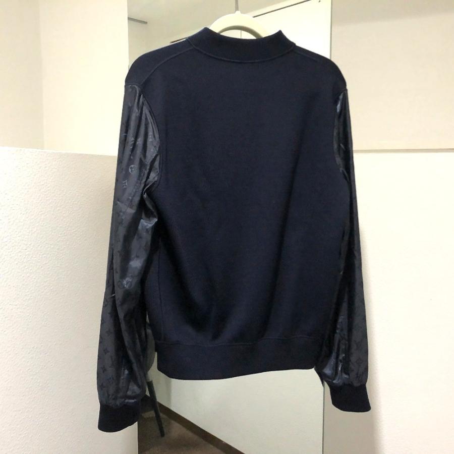 Louis Vuitton ルイヴィトン ニット切替 モノグラムブルゾン 袖モノグラム ブルゾン ネイビー メンズ 中古 L 0507 3 リファレンス コレクション 通販 Yahoo ショッピング