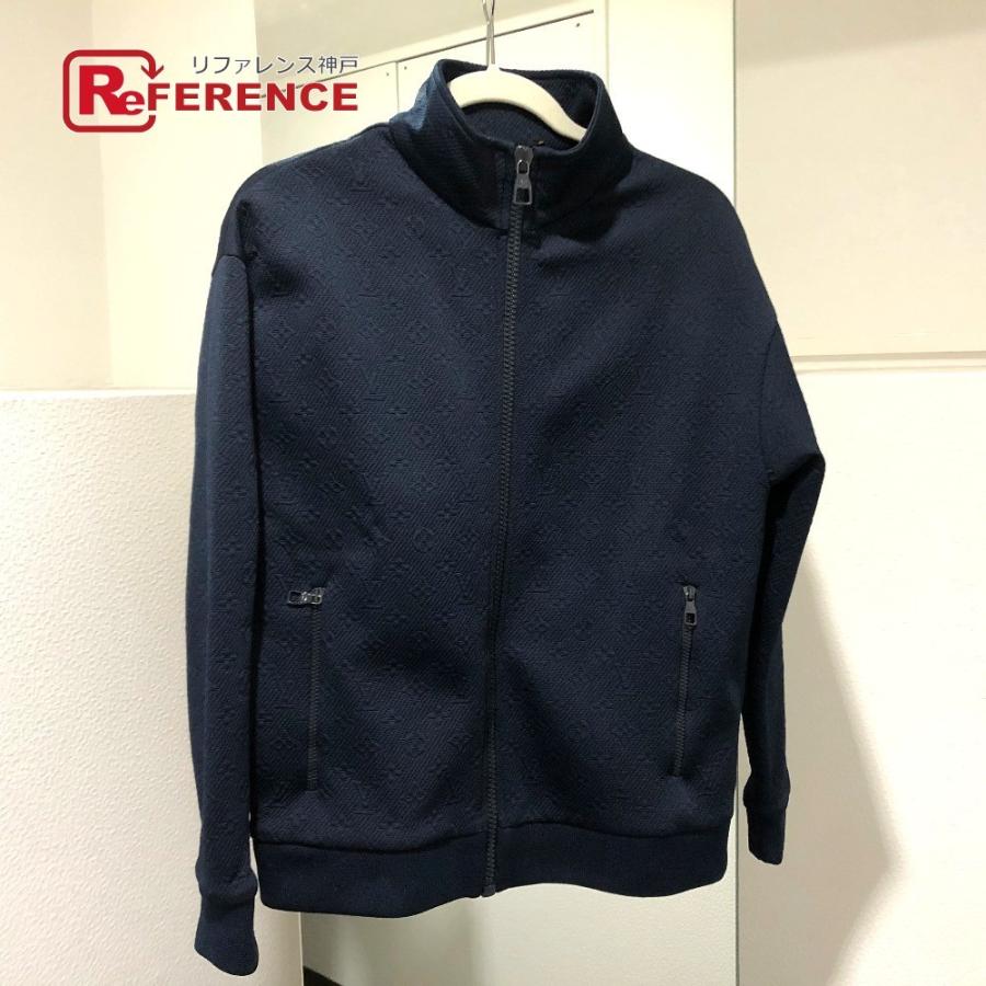 Louis Vuitton ルイヴィトン 1a5cuw モノグラムジップスルートップ モノグラム柄 ブルゾン ネイビー メンズ 中古 L 0507 6 リファレンス コレクション 通販 Yahoo ショッピング