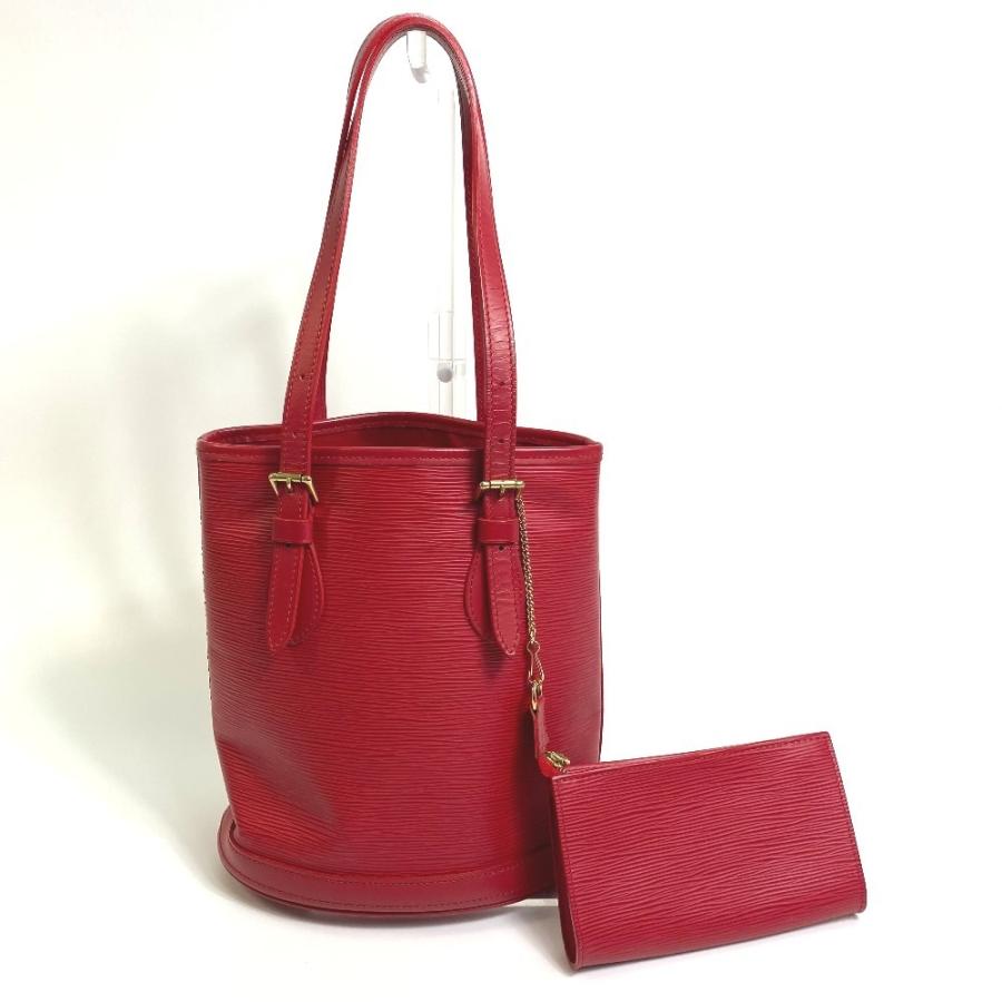 美品 LOUIS VUITTON ルイヴィトン M5899E エピ プチ バケットPM 