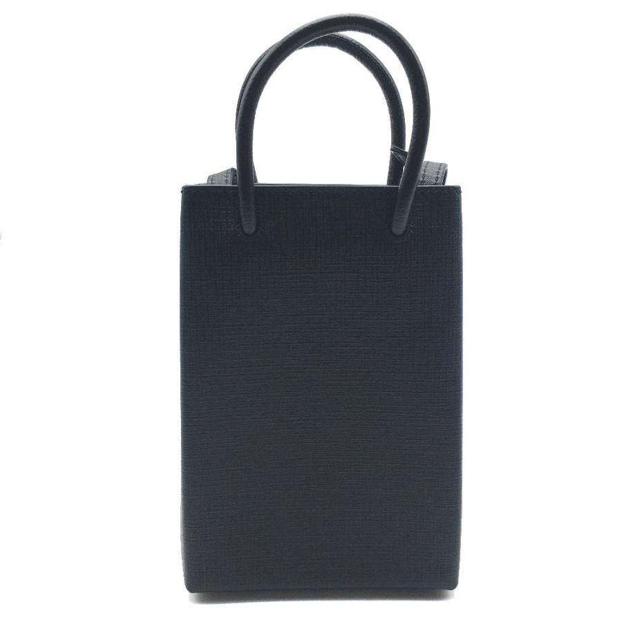 未使用 BALENCIAGA バレンシアガ 593826 ロゴ フォンホルダー ミニ