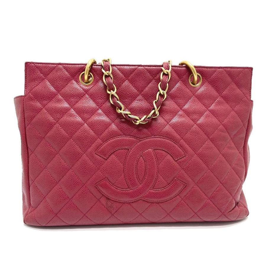 安いそれに目立つ Chanel シャネル トートバッグ Cc ココマーク マトラッセ ショルダーバッグ レッド系 レディース 中古 再再販 Cataractresearch Org