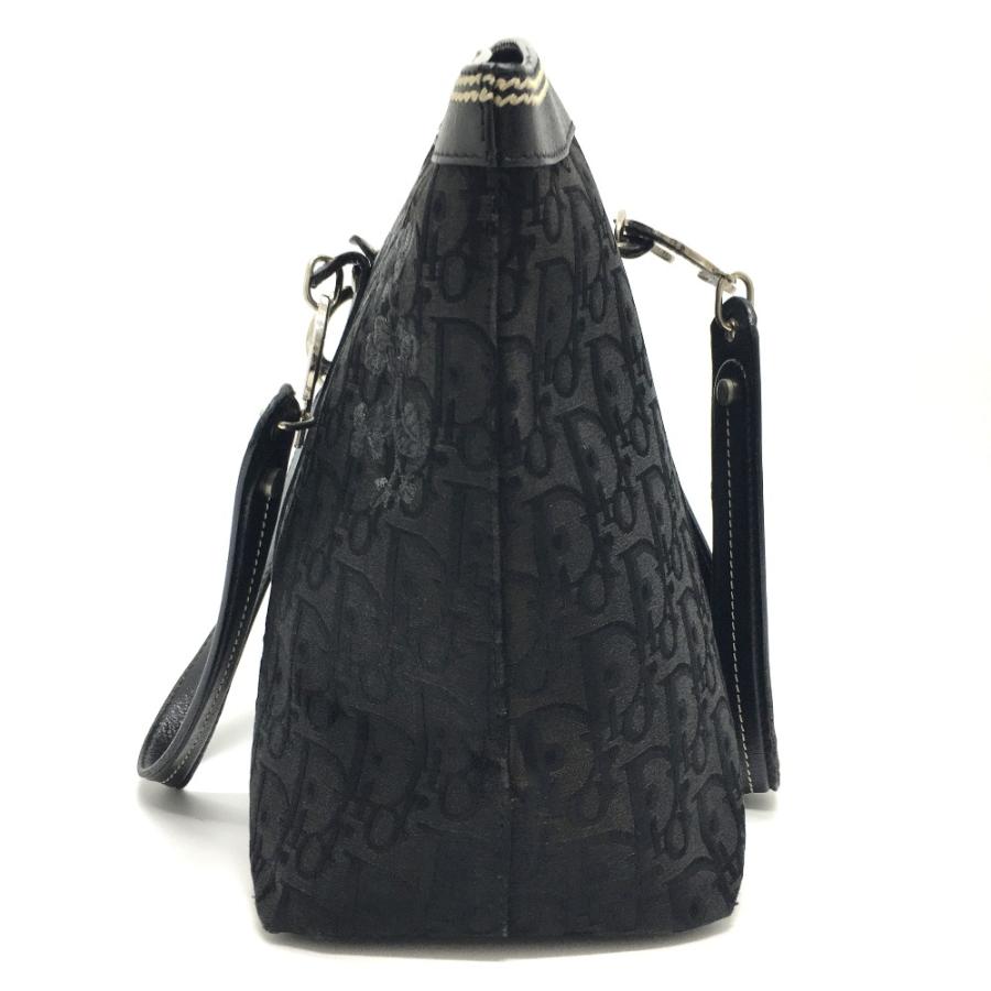 Christian Dior クリスチャンディオール フラワー 刺繍 トロッター 