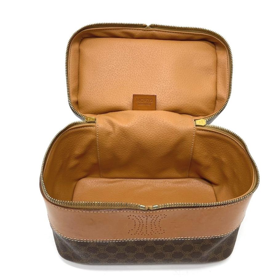 CELINE セリーヌ マカダム ヴィンテージ ハンドバッグ バニティバッグ PVC×レザー レディース | CELINE | 10