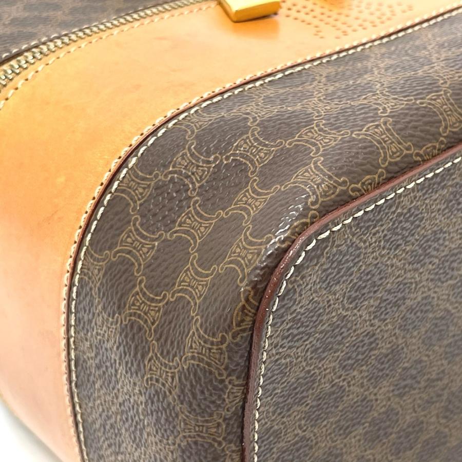 CELINE セリーヌ マカダム ヴィンテージ ハンドバッグ バニティバッグ PVC×レザー レディース | CELINE | 04