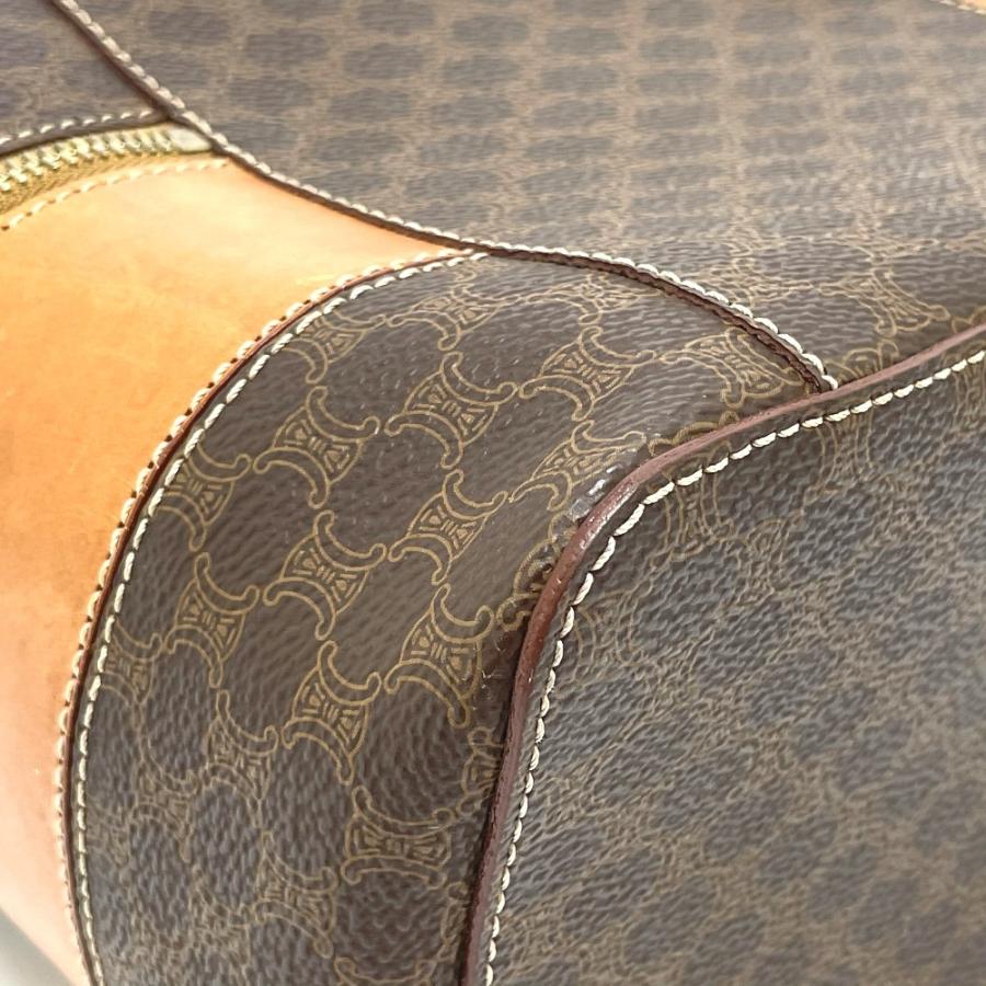 CELINE セリーヌ マカダム ヴィンテージ ハンドバッグ バニティバッグ PVC×レザー レディース | CELINE | 06