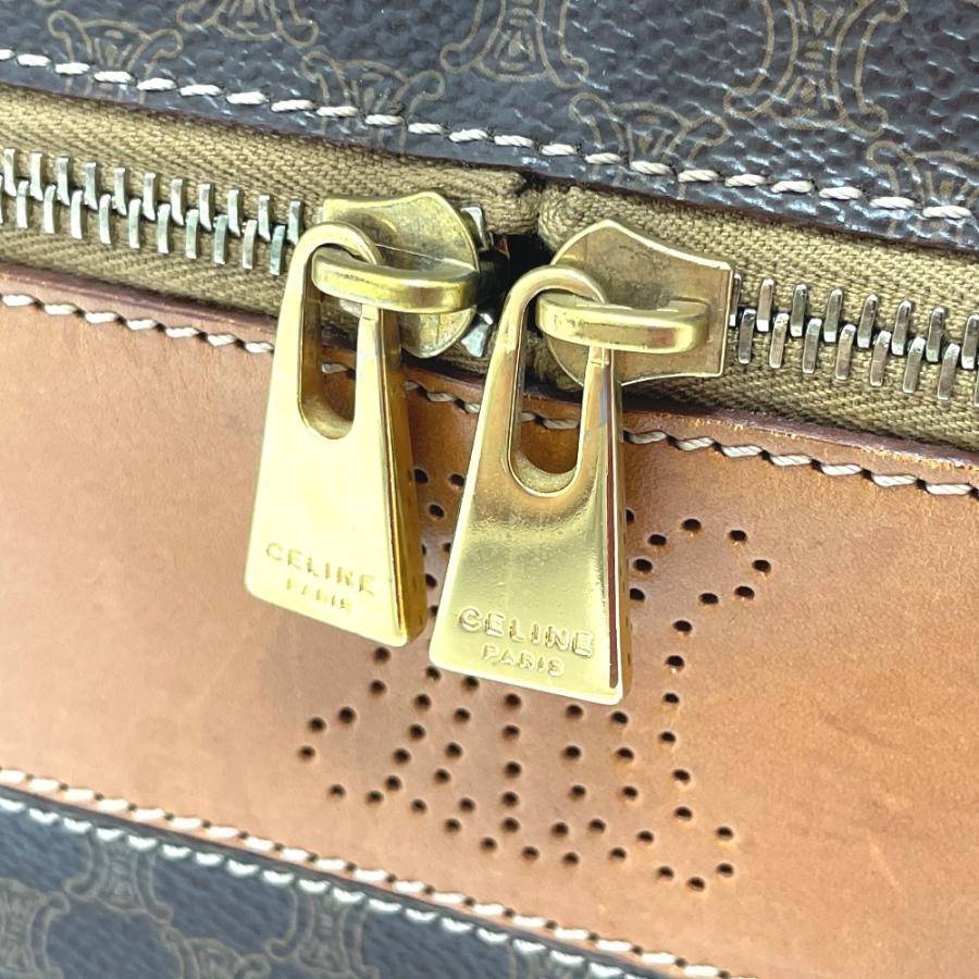 CELINE セリーヌ マカダム ヴィンテージ ハンドバッグ バニティバッグ PVC×レザー レディース | CELINE | 08