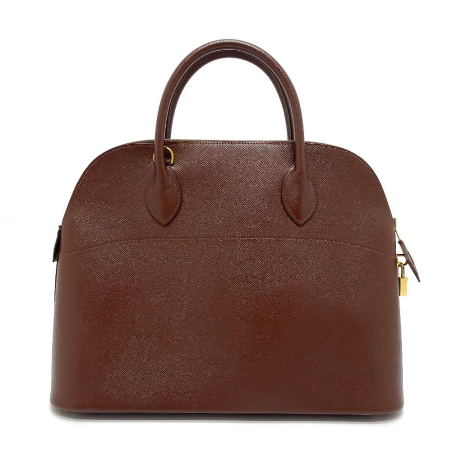 HERMES エルメス ボリード35 2WAY ショルダーバッグ ハンドバッグ レザー □C刻 ブラウン レディース【中古】 | HERMES | 01