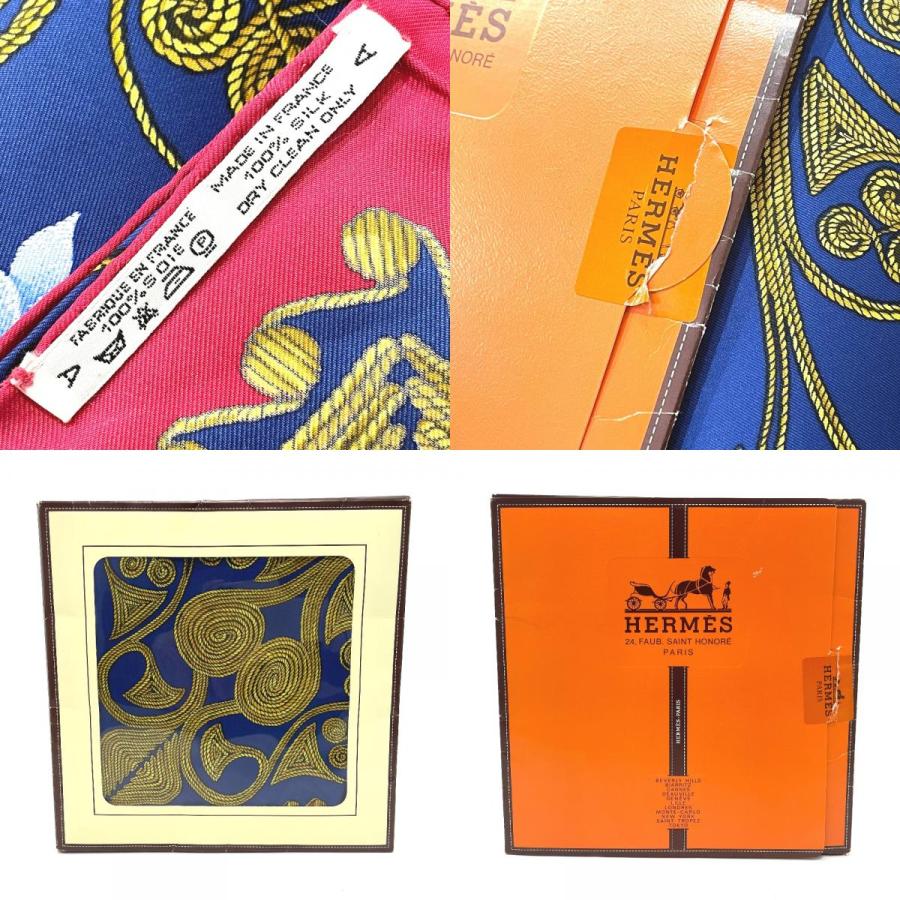 HERMES（エルメス） 美品 花柄 フラワー ARABESQUES アラベスク カレ90