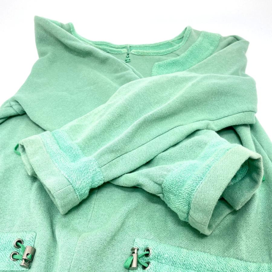 CHANEL シャネル P48060 ワンピース スウェット コットン グリーン レディース【中古】 | CHANEL | 01