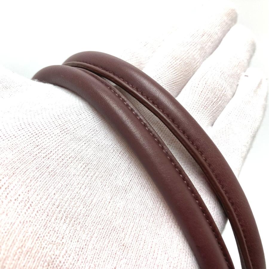 PRADA プラダ BR4354 セミショルダー バッグ カバン 肩掛け ショルダーバッグ ロゴプレート トートバッグ パープル レディース【中古】 | PRADA | 02