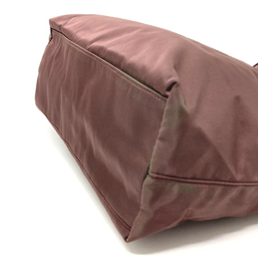 PRADA プラダ BR4354 セミショルダー バッグ カバン 肩掛け ショルダーバッグ ロゴプレート トートバッグ パープル レディース【中古】 | PRADA | 07