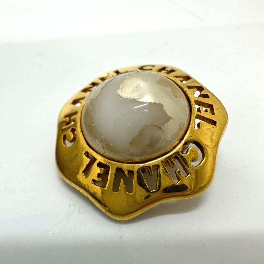 CHANEL シャネル CC ココマーク フェイクパール ヴィンテージ イヤリング GP ゴールド レディース【中古】 | CHANEL | 01