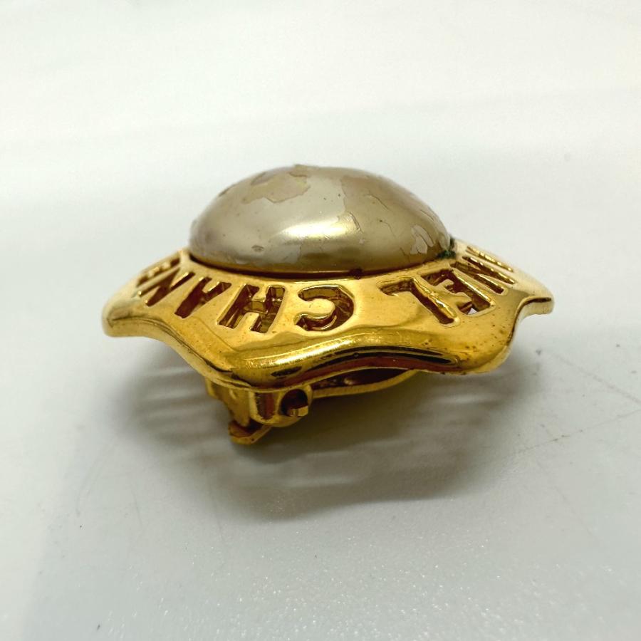 CHANEL シャネル CC ココマーク フェイクパール ヴィンテージ イヤリング GP ゴールド レディース【中古】 | CHANEL | 04