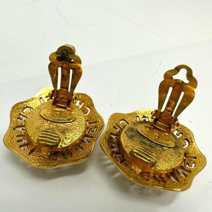 CHANEL シャネル CC ココマーク フェイクパール ヴィンテージ イヤリング GP ゴールド レディース【中古】 | CHANEL | 06