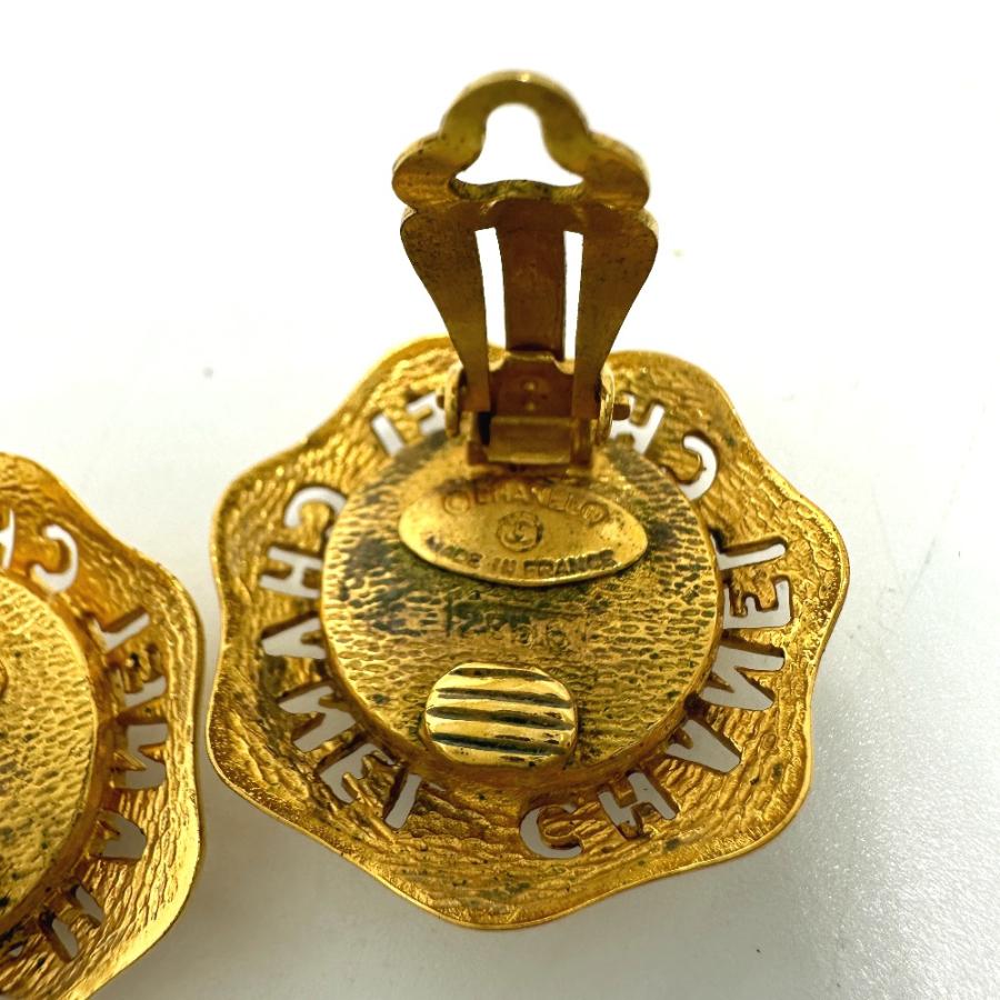 CHANEL シャネル CC ココマーク フェイクパール ヴィンテージ イヤリング GP ゴールド レディース【中古】 | CHANEL | 08