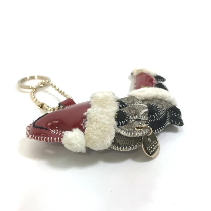 新品未使用❣GUCCI グッチ グッチョリ チワワGG柄犬サンタキーホルダー