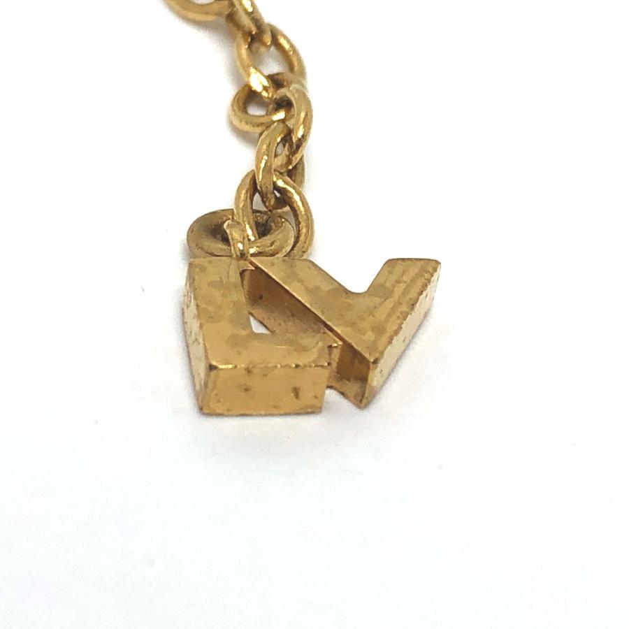 LOUIS VUITTON ルイヴィトン M67068 パンダンティフ ラブレターズ チェーン アクセサリー ラインストーン ネックレス ゴールド【中古】 | LOUIS VUITTON | 04