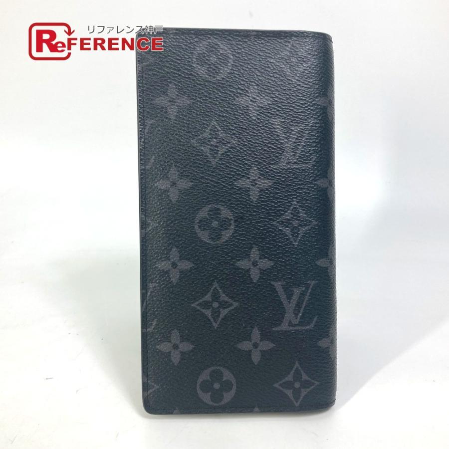ルイヴィトン LOUIS VUITTON 二つ折り財布 モノグラムエクリプス