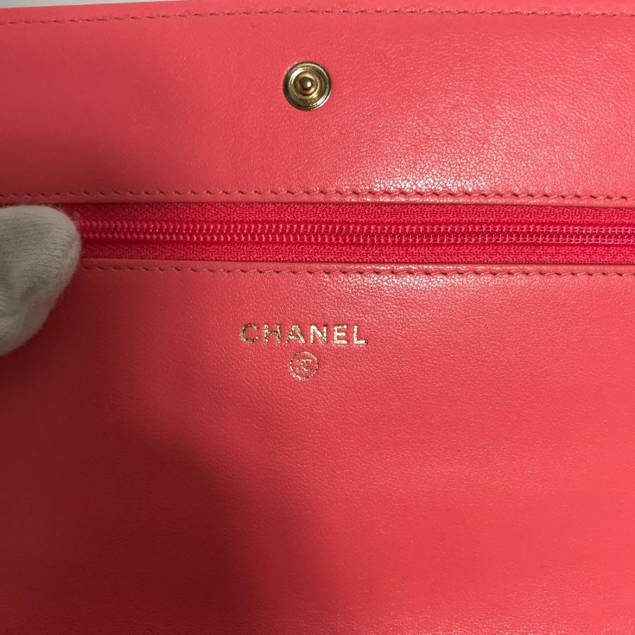 CHANEL シャネル A80972 マドモアゼル チェーンウォレット 長財布 CC 