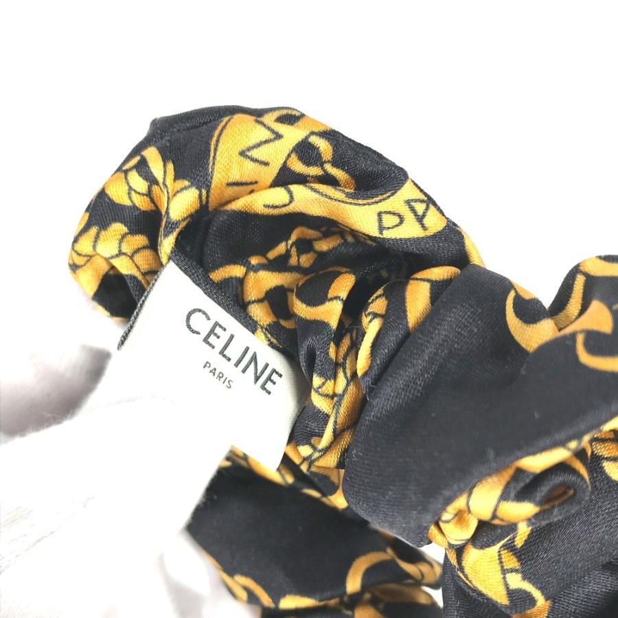 CELINE（セリーヌ） 美品 チェーン柄 ヘアアクセサリー ヘアゴム