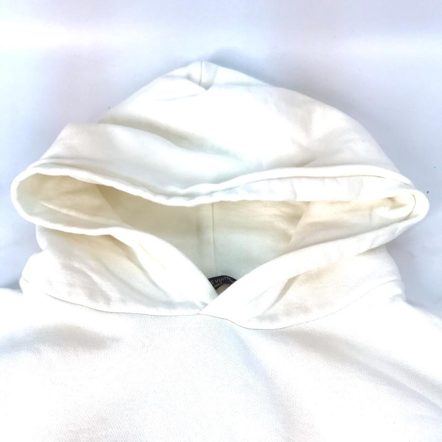 美品 LOUIS VUITTON ルイヴィトン ステープルズエディション インサイドアウト 長袖 トップス  フーディ パーカー ホワイト【中古】 | LOUIS VUITTON | 03