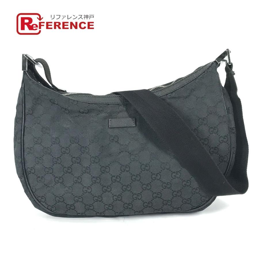 GUCCI グッチ 122790 GG 斜め掛け カバン ショルダーバッグ ブラック レディース【中古】 | GUCCI