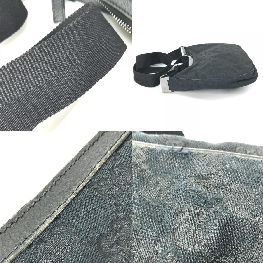 GUCCI グッチ 122790 GG 斜め掛け カバン ショルダーバッグ ブラック レディース【中古】 | GUCCI | 08
