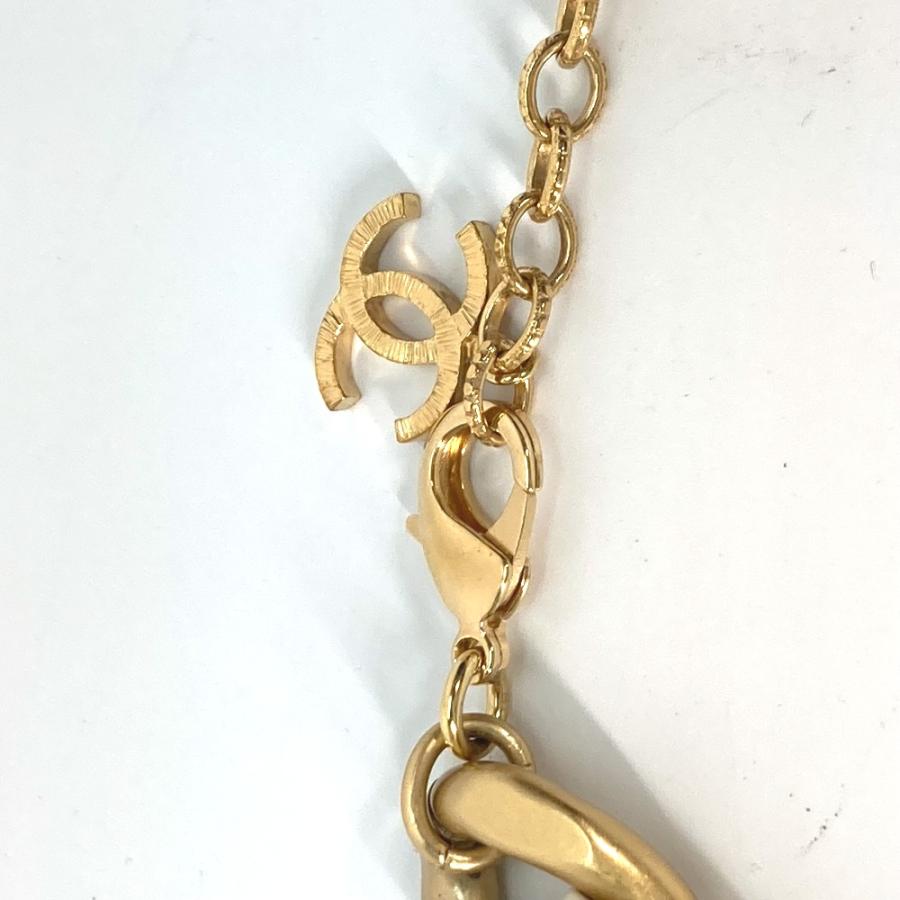 CHANEL シャネル チェーンベルト カメリア リボン CC ココマーク ベルト ホワイト レディース【中古】 | CHANEL | 05