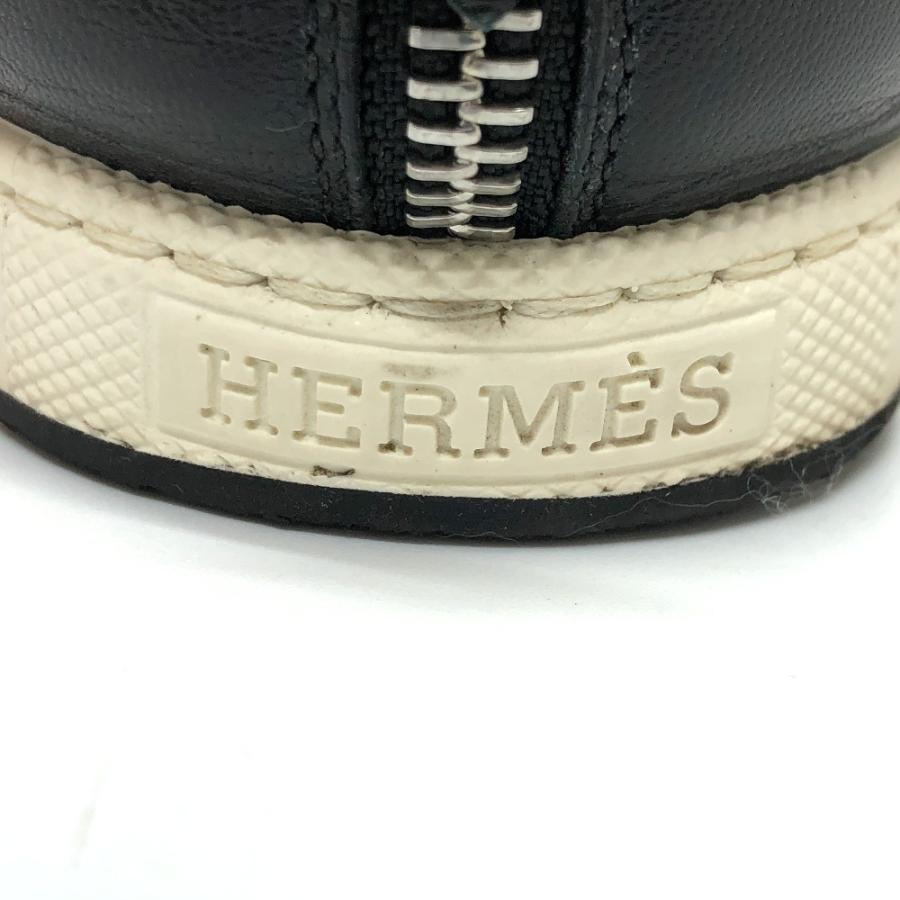 美品 HERMES エルメス スリッポン メッシュ スニーカー ブラック系 レディース【中古】 | HERMES | 07