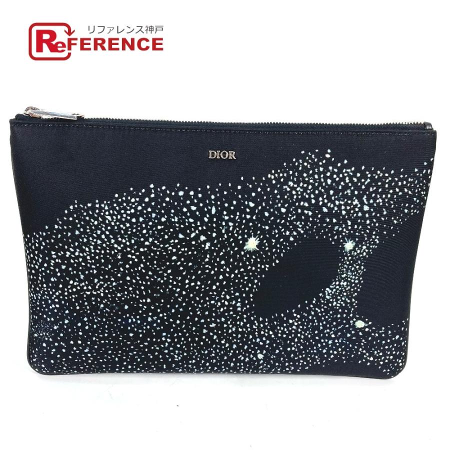未使用 Dior ディオール ケニーシャーフ KENNY SCHARF コラボ カバン ポーチ クラッチバッグ ブラック レディース【中古】 | 