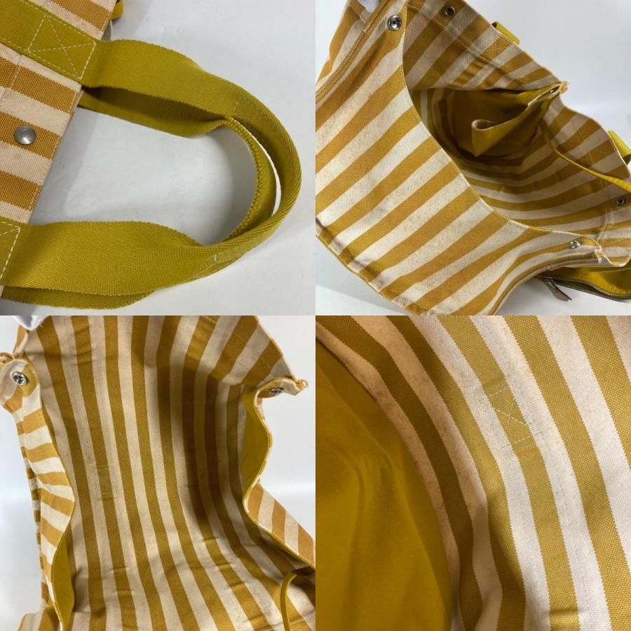 HERMES（エルメス） カンヌMM ストライプ ショルダーバッグ カバン 