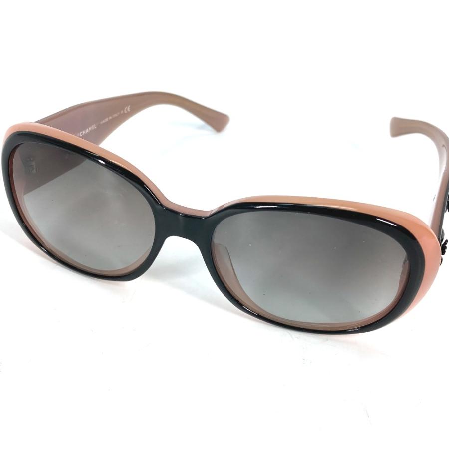 美品 CHANEL シャネル 5113-A カメリア めがね メガネ アイウェア 眼鏡 サングラス ブラック レディース.【中古】 | CHANEL | 01