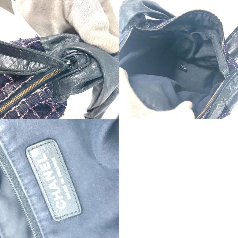 CHANEL シャネル ガールシャネル ボタン ショルダーバッグ ネイビー レディース【中古】 | CHANEL | 09