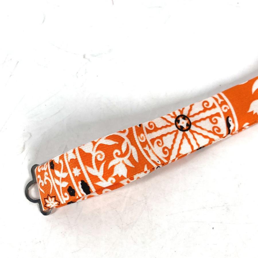 美品 HERMES エルメス ヌーパピヨン アクセサリー リボン りぼん 蝶ネクタイ オレンジ メンズ【中古】 | HERMES | 02