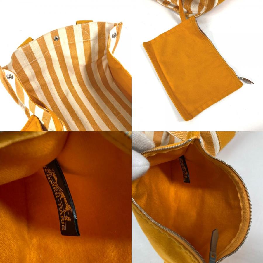 HERMES（エルメス） カンヌPM ストライプ トートバッグ カバン ポーチ 