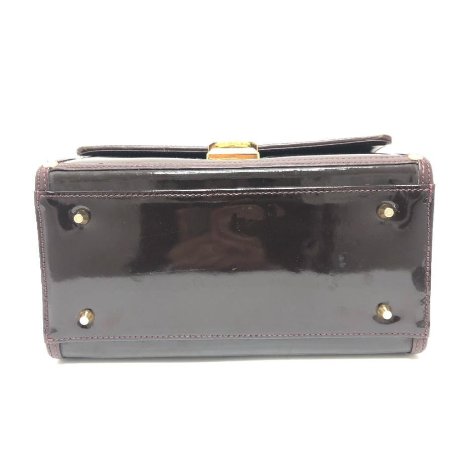 VERSACE ヴェルサーチ サンバースト バニティバッグ ヴィンテージ ハンドバッグ パープル系 レディース【中古】 |  | 02