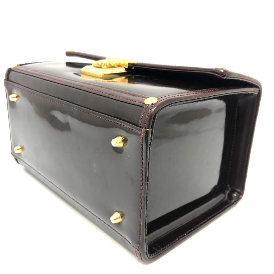 VERSACE ヴェルサーチ サンバースト バニティバッグ ヴィンテージ ハンドバッグ パープル系 レディース【中古】 |  | 03