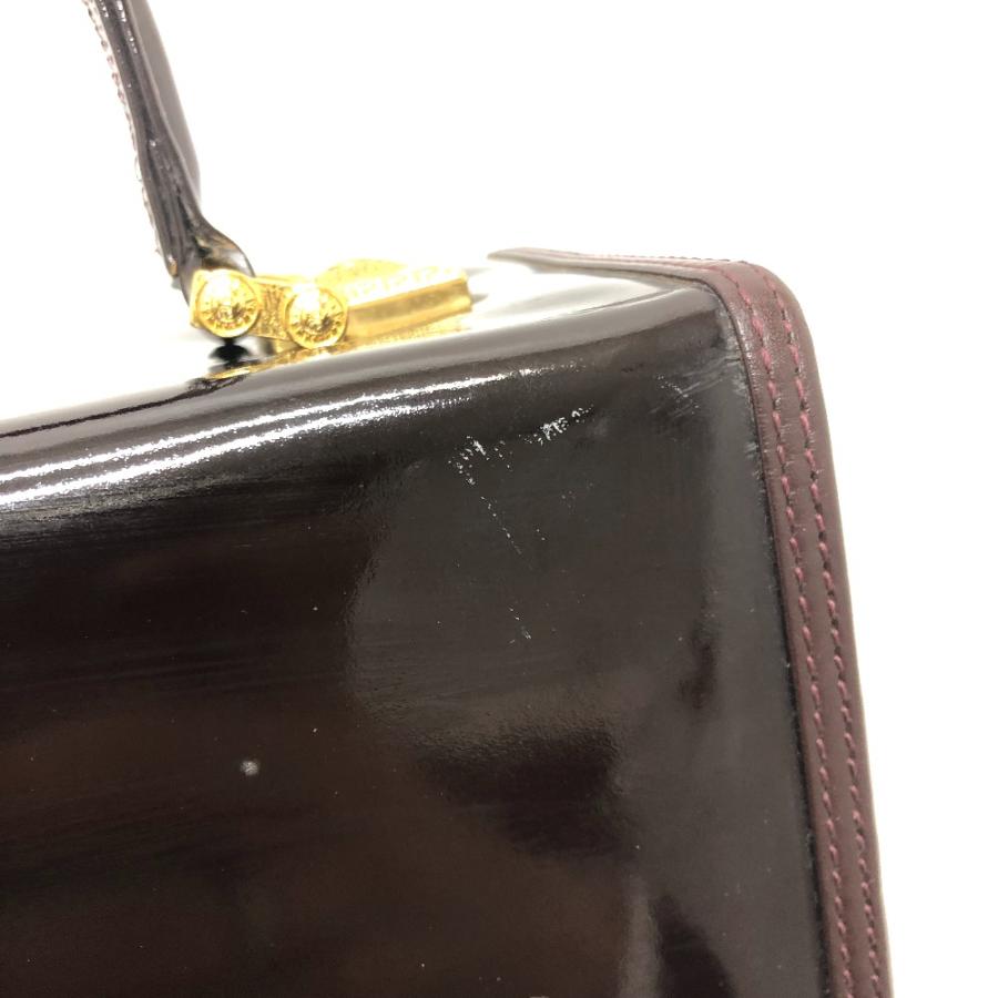 VERSACE ヴェルサーチ サンバースト バニティバッグ ヴィンテージ ハンドバッグ パープル系 レディース【中古】 |  | 08