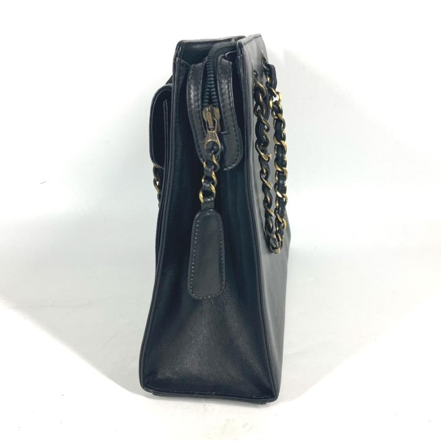 CHANEL シャネル Wチェーン CC ココマーク カバン トートバッグ ショルダーバッグ ブラック レディース【中古】 | CHANEL | 01