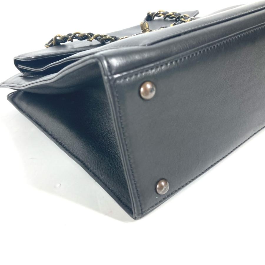 CHANEL シャネル Wチェーン CC ココマーク カバン トートバッグ ショルダーバッグ ブラック レディース【中古】 | CHANEL | 05