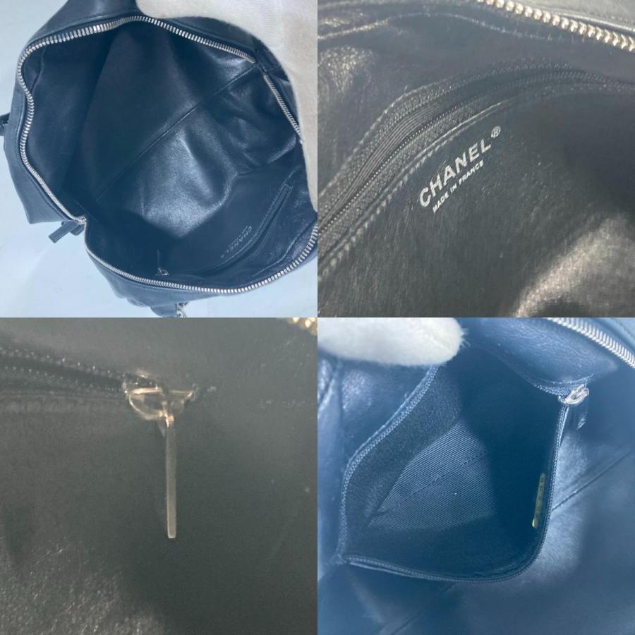 CHANEL シャネル CC ココマーク Wチェーン 肩掛け ハンドバック ミニボストンバッグ バイカラー ショルダーバッグ ホワイト【中古】 | CHANEL | 09