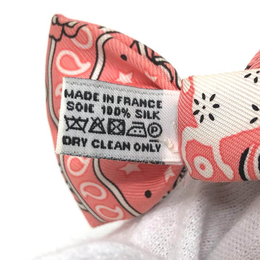 HERMES エルメス ヌーパピヨン アクセサリー リボン りぼん 蝶ネクタイ ピンク メンズ【中古】 | HERMES | 07