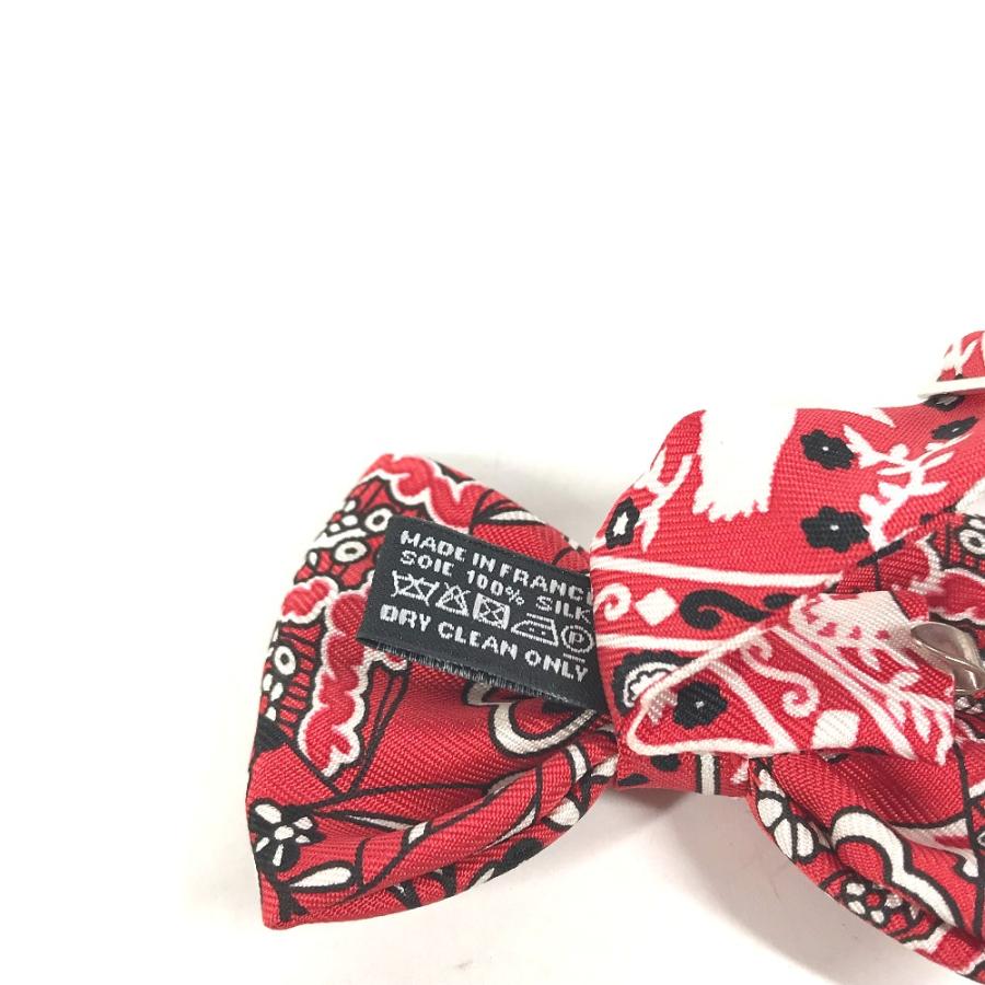 HERMES 美品 エルメス ヌーパピヨン アクセサリー リボン りぼん 蝶  