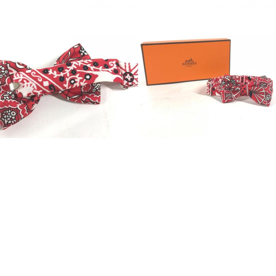 HERMES 美品 エルメス ヌーパピヨン アクセサリー リボン りぼん 蝶  