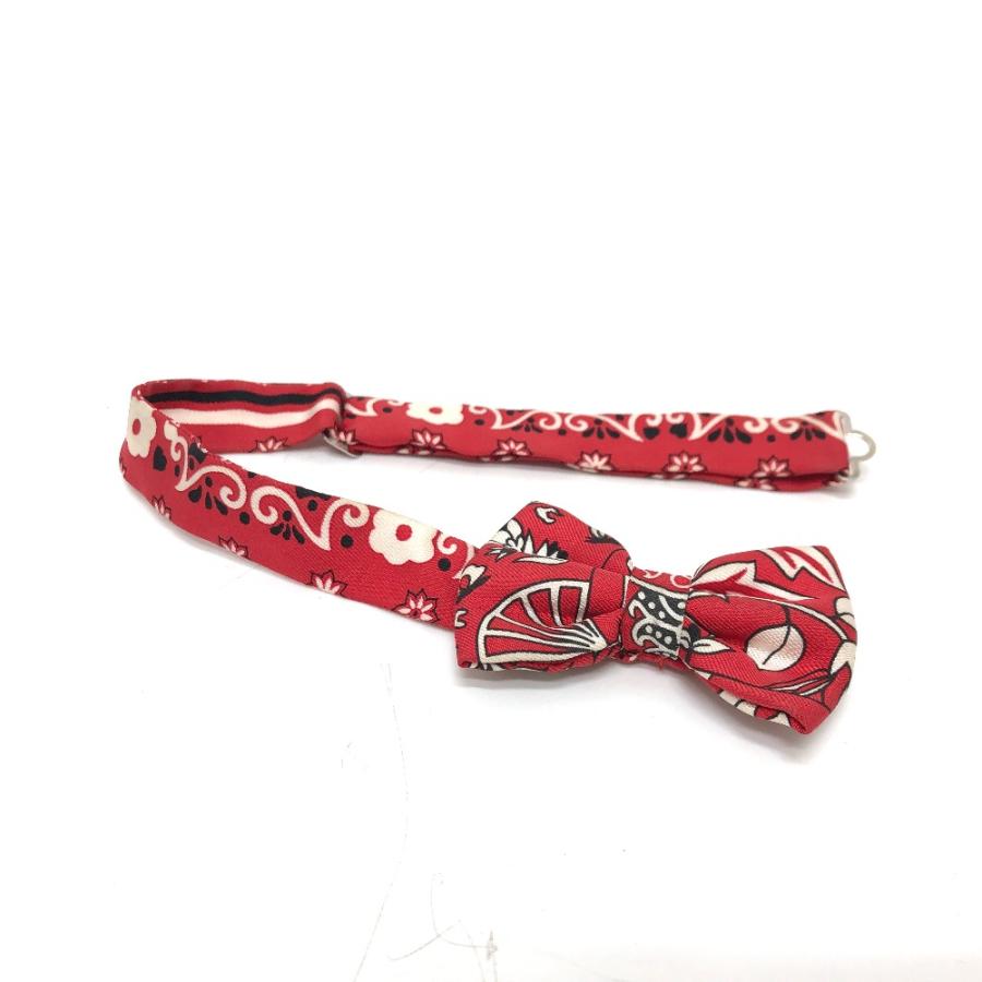 HERMES エルメス ヌーパピヨン アクセサリー リボン りぼん 蝶ネクタイ レッド メンズ【中古】 | HERMES | 01